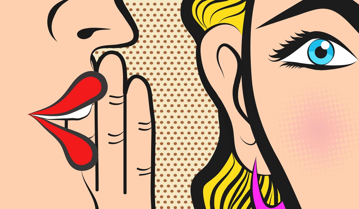 Pop Art Whispering in your ear - communication quality - managementberatung | coaching